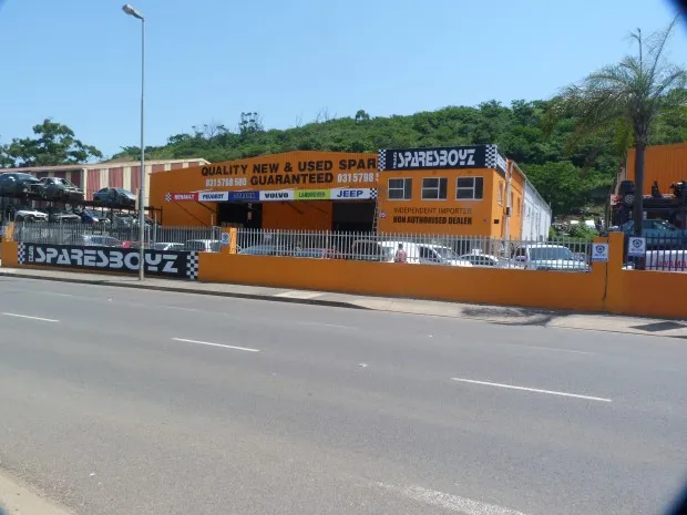 The Sparesboyz storefront on Chris Hani Road, Briardene, Durban North