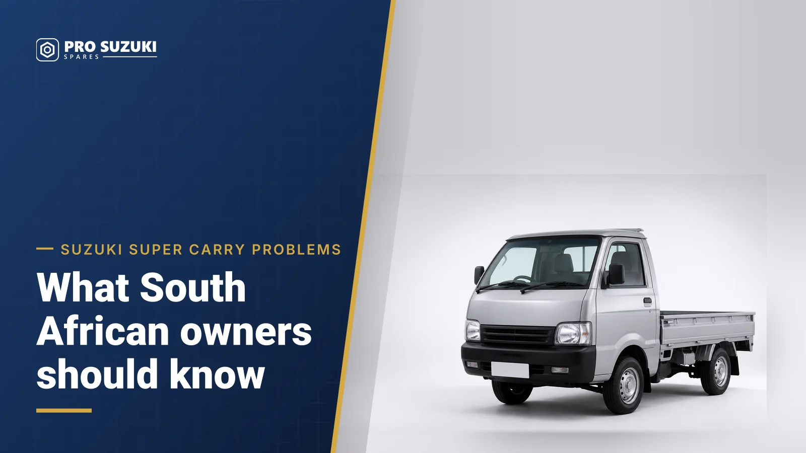 Suzuki Super Carry problems: what South African owners should know